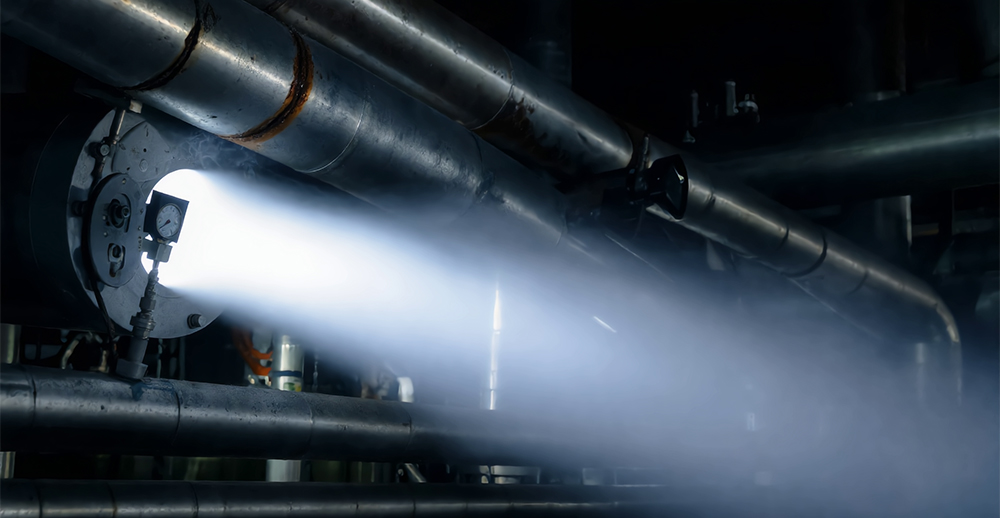 Industrielle Reinigung und Verdrängung