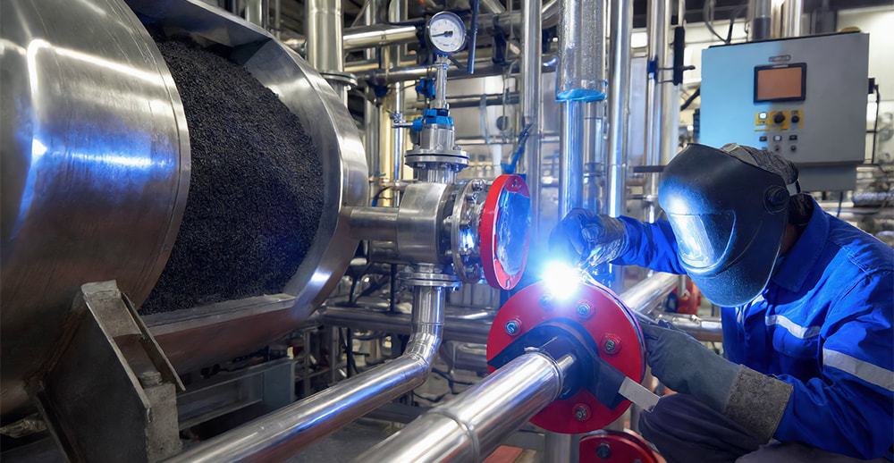 Industrielle Reinigung und Verdrängung